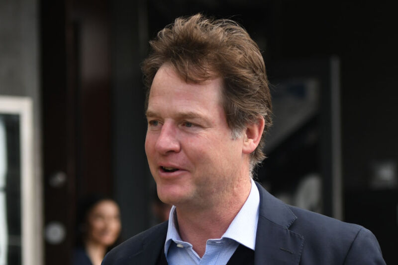 Nick Clegg, Vizepräsident für Global Policy bei Meta.