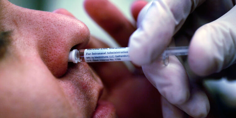 Nasal COVID vaccine blows clinical trial, sending researchers back to lab