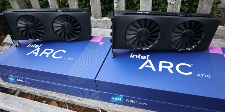 Intel A770, A750 review : Nous sommes sur le point de recommander ces GPU