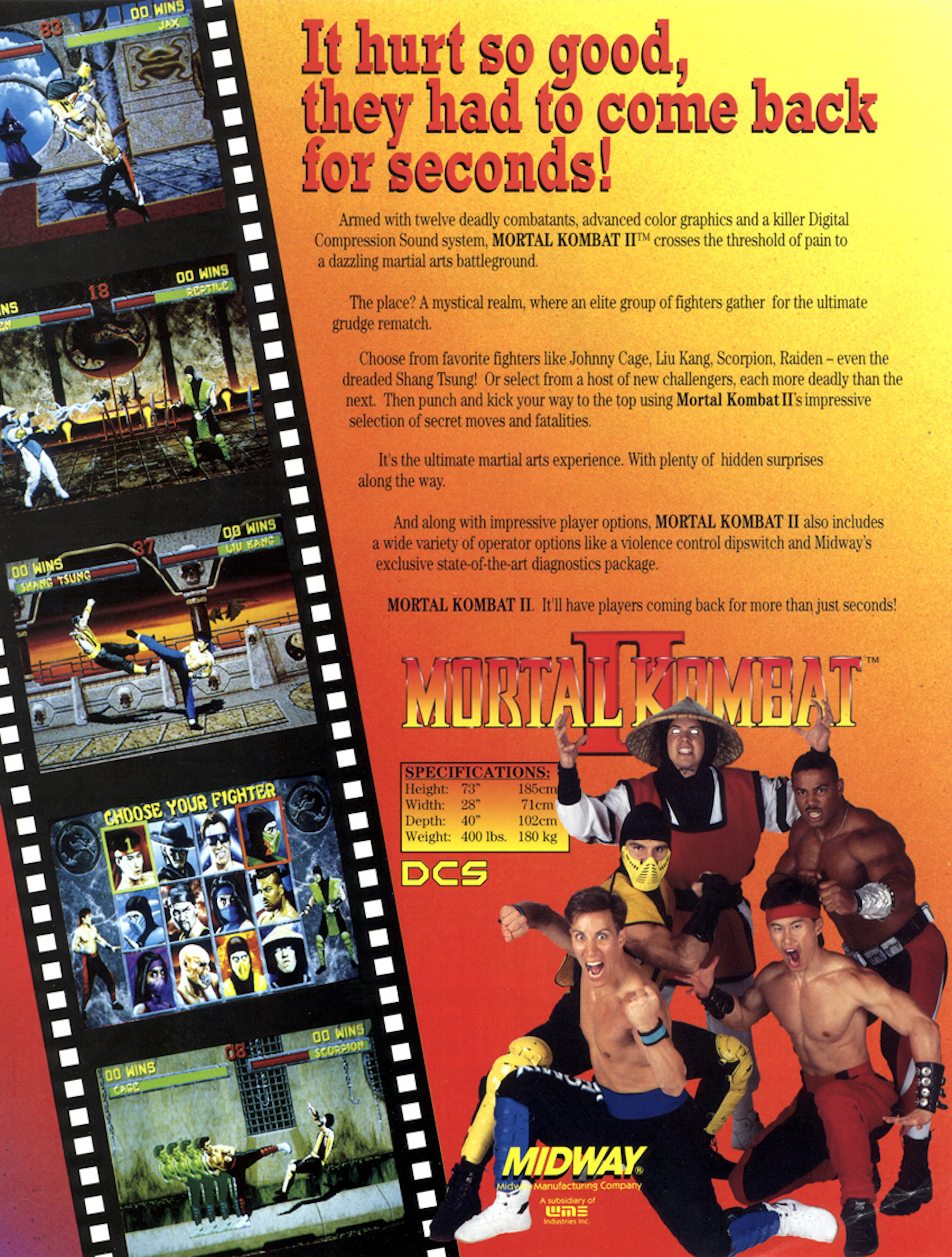 Mortal Kombat II Summary - Mortal Kombat Secrets