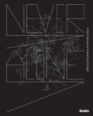 Cover of the booklet published alongside the <em>Never Alone: Video Games as Interactive Design</em> exhibit.