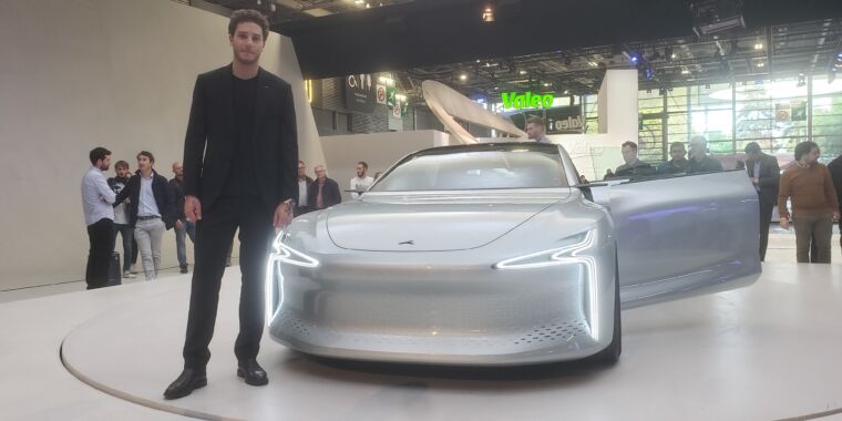 Hydrogen-powered startups shine at the Paris Auto Show