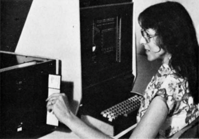 Standalone PLATO V with 8-inch floppy disk drive in 1979.