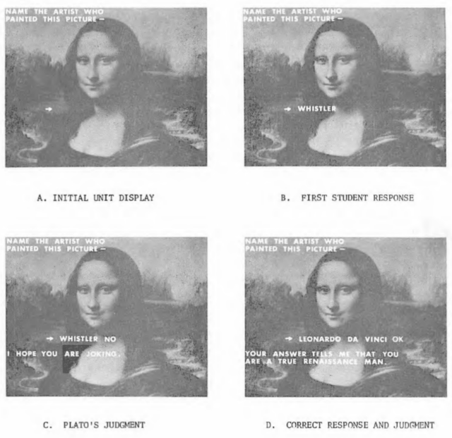 Mona Lisa TUTOR example in action.