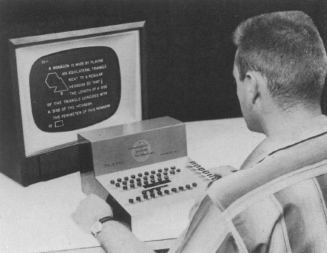 PLATO II terminal in 1961.