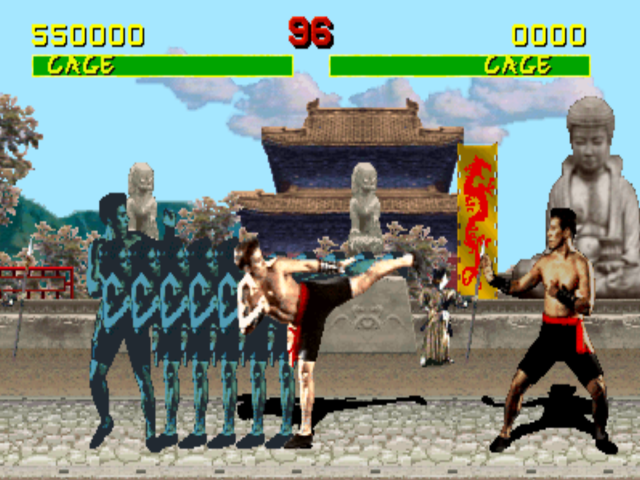 Dan Pesina como Johnny Cage en emMortal Kombat/em.