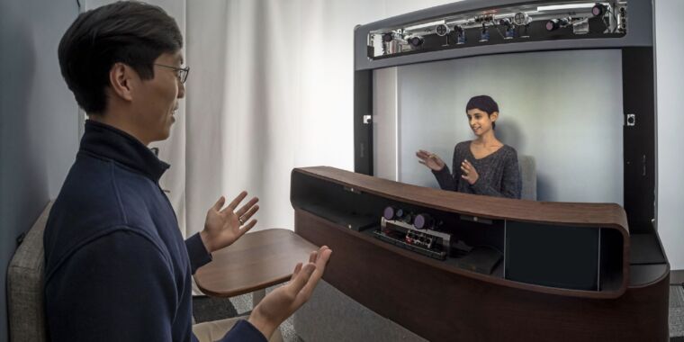 Google is serious about its giant video chat booths starts real-world testing – Ars Technica