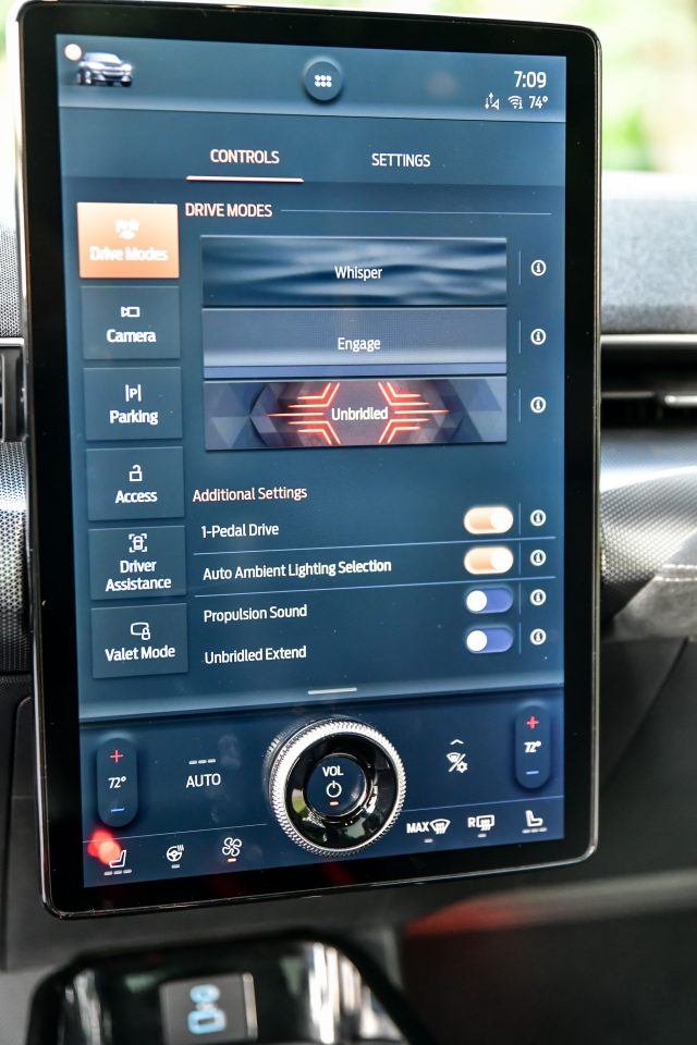 Unbridled Mode makes the Mustang Mach-E feel more like its gas-powered namesake. You can even have it sound like one.