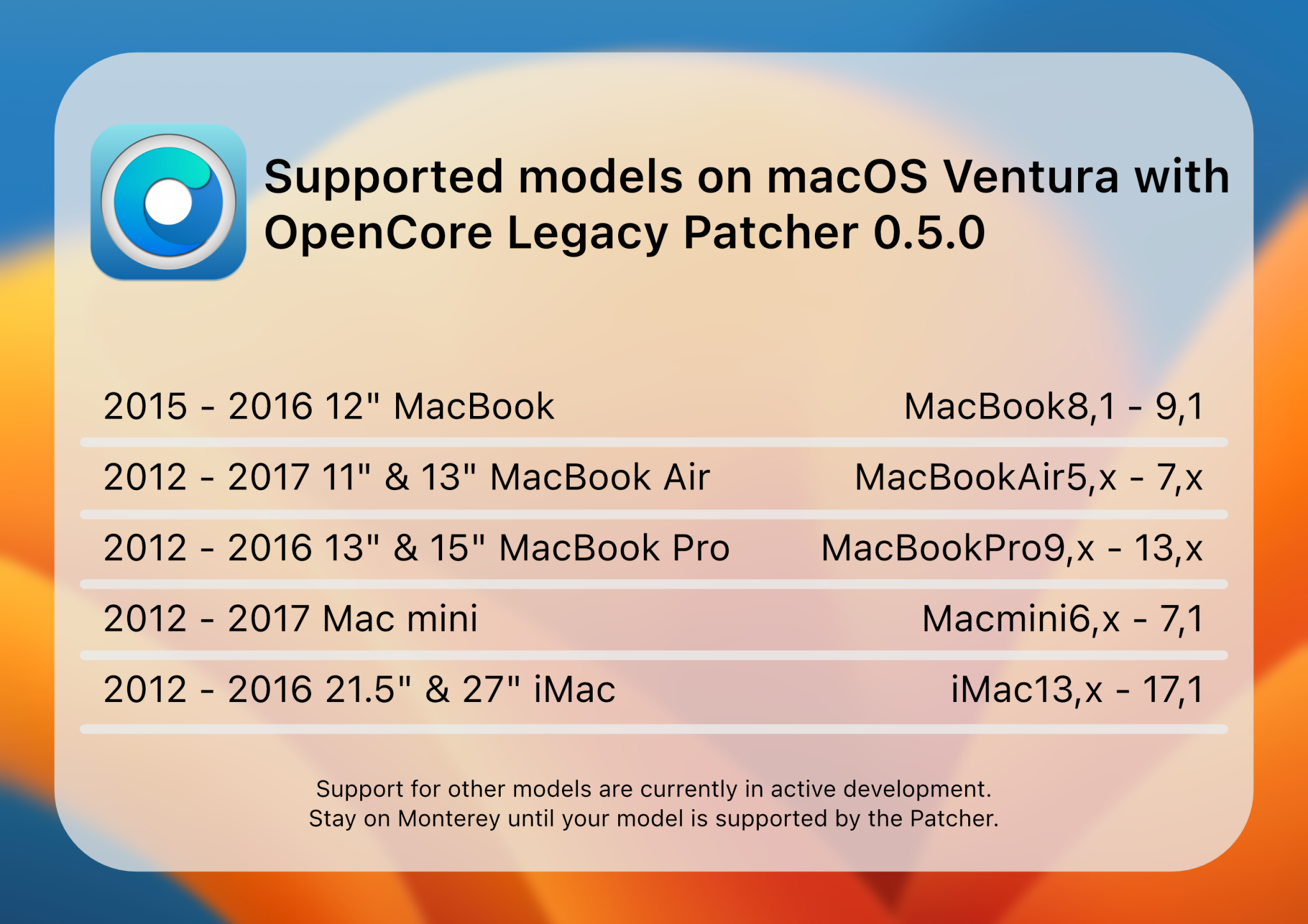 OpenCore Legacy Patcher delivers unofficial Ventura support for older ...