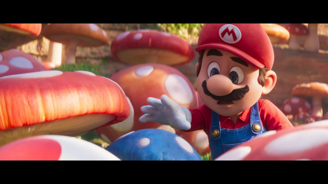 Bowser attacks in The Super Mario Bros. Movie's first trailer