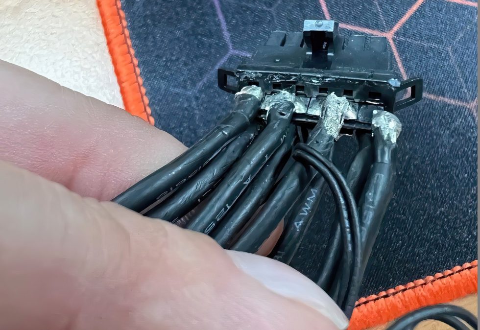 The solder inside of Nvidia's power adapter cable can be damaged if the cables are moved or bent too much.