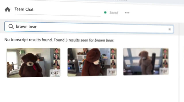Project Blink puede reconocer objetos en sus videos, lo que los hace buscables.