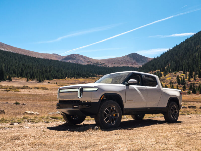 Rivian's electric truck is aimed at the adventure lifestyle.