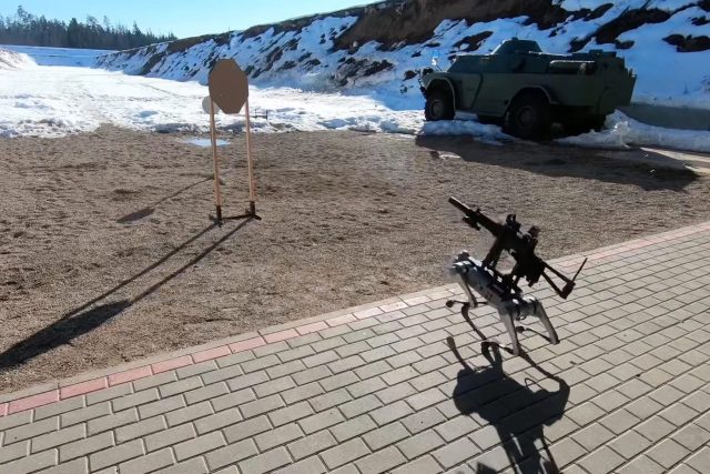 Robot dogs armed with AI-aimed rifles undergo US Marines Special Ops ...