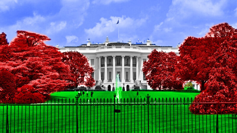 Beyaz Saray renklendi