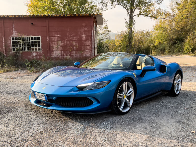 The 2023 Ferrari 296 GTS—we drive Ferrari's plug-in hybrid convertible