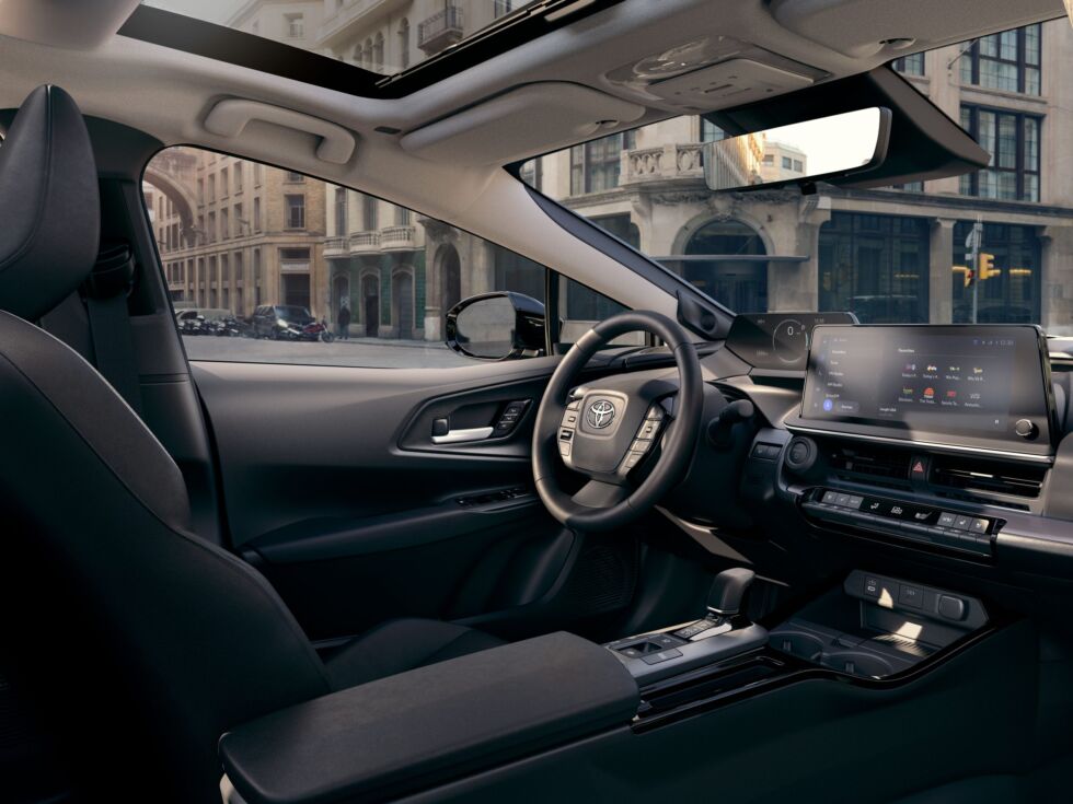 Una mirada al interior del nuevo Prius.