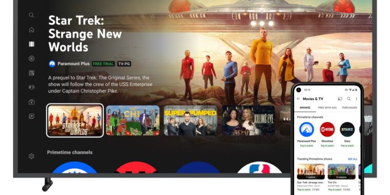 YouTube’s new Primetime Channels puts 34 streaming services in one place thumbnail