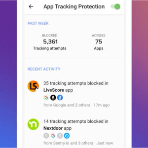 DuckDuckGo's app tracking protection shows you details about what your Android apps are trying to send.