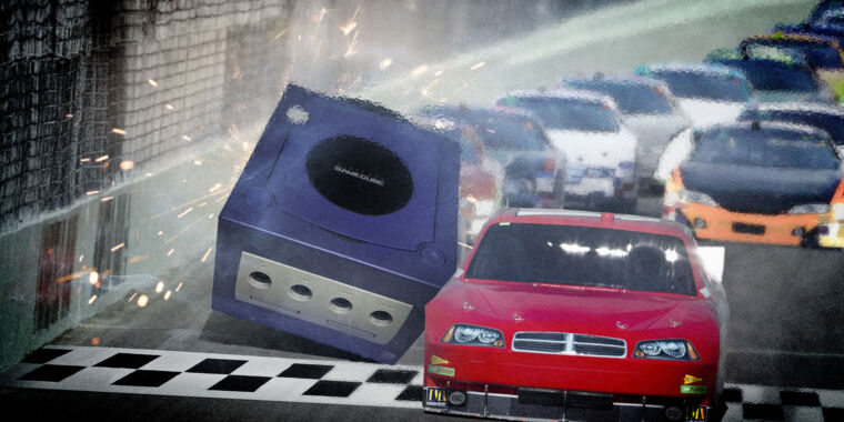 NASCAR driver stuns racing world with a move learned from Nintendo GameCube, Digital Rumble, digitalrumble.com