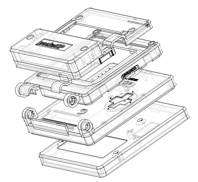 Cache piles - Game Boy Pocket