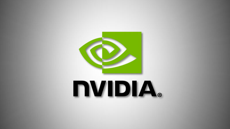 The Nvidia logo.
