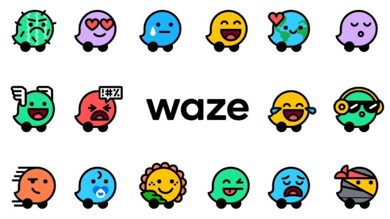 The Waze user icons. We feel for ya, little blue Waze icon above the “W.