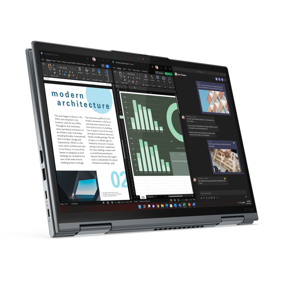 Lenovo's ThinkPad X1 Yoga Gen 8. 