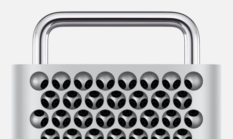 Apple's Mac Pro 2019, a trypophobe's nightmare.