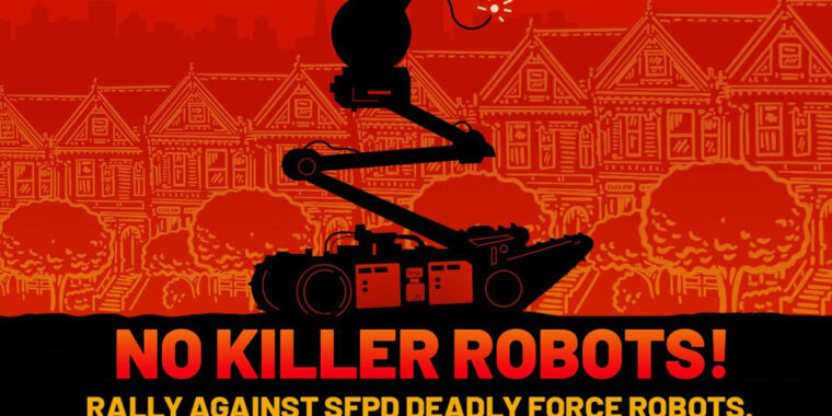 旧金山决定杀手警察机器人不是一个好主意