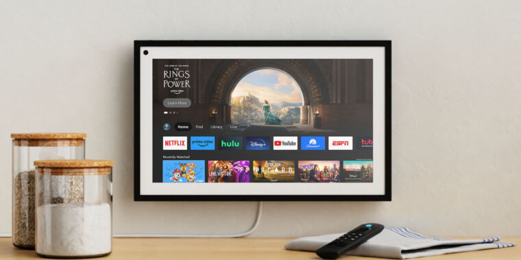 L’écran intelligent Echo Show 15 d’Amazon devient un Fire TV portable