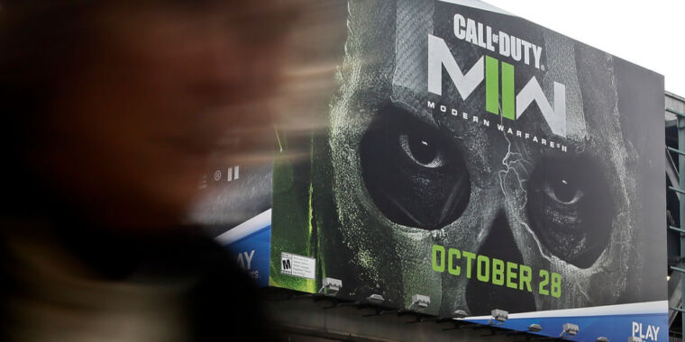 Microsoft sued by Call of Duty gamers opposing Activision merger – Ars Technica