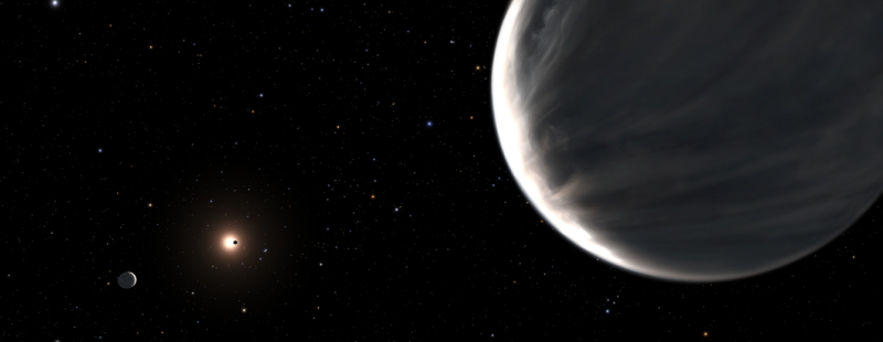Artist's impression of a multi-planet system.