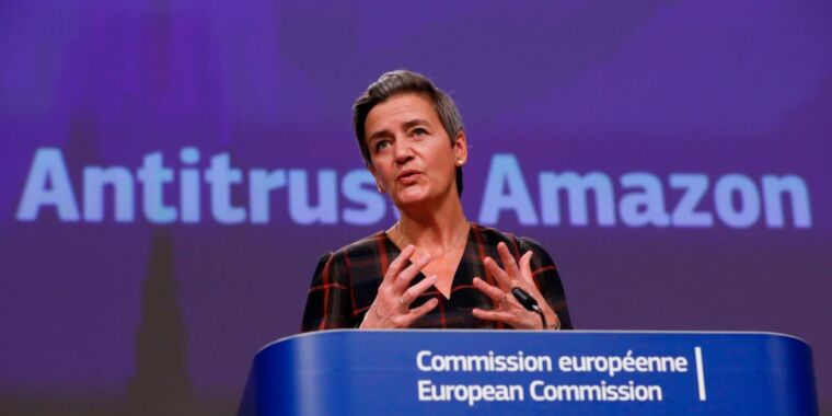 В случае победы ЕС Amazon урегулирует антимонопольные расследования на высоком уровне