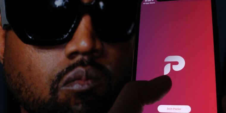 Parler and Twitter both cut ties with Kanye West as he says, “I like Hitler” - Ars Technica