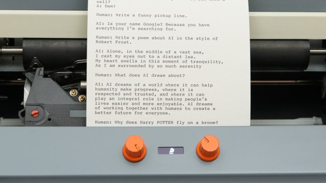 Examples of typed output from Ghostwriter, which comes from GPT-3.