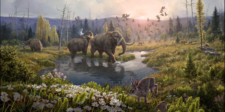 O DNA mais antigo sequenciado até hoje mostra mastodontes que já vagaram pela quente Groenlândia