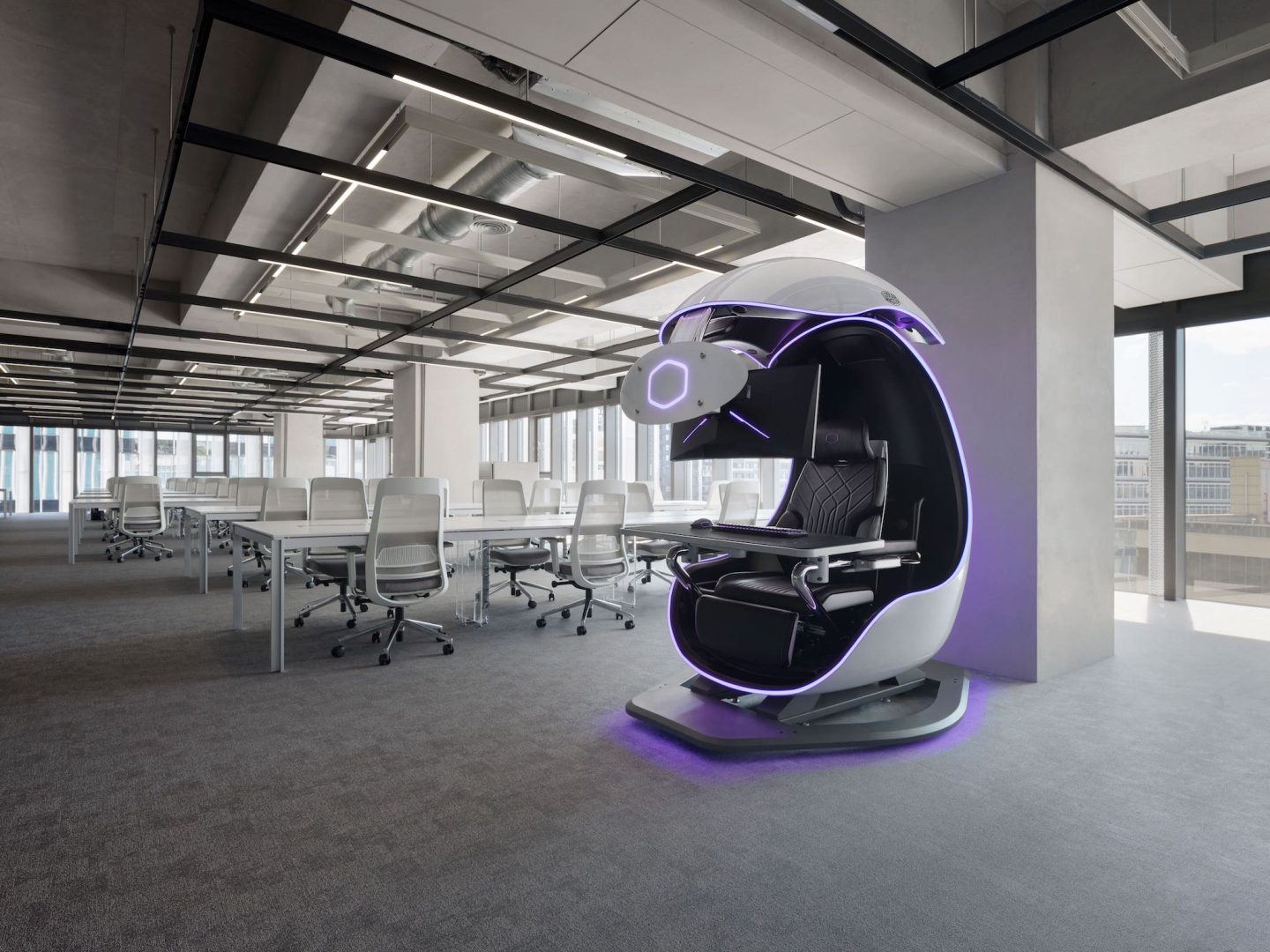 Cooler Master’s massive workstation pod is an extravagant alternative ...