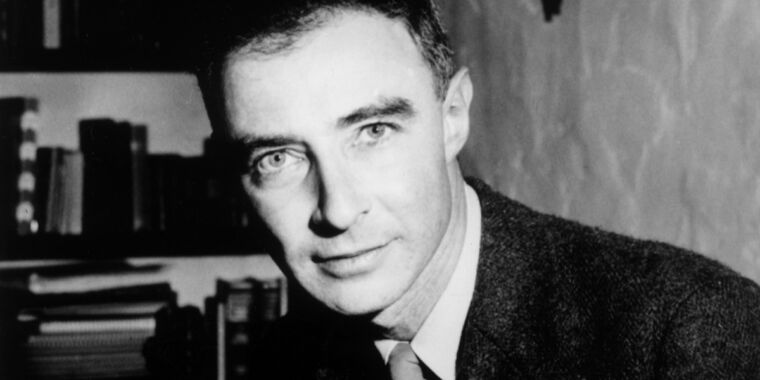 J. Robert Oppenheimer cleared of “black mark” against his name after 68 years