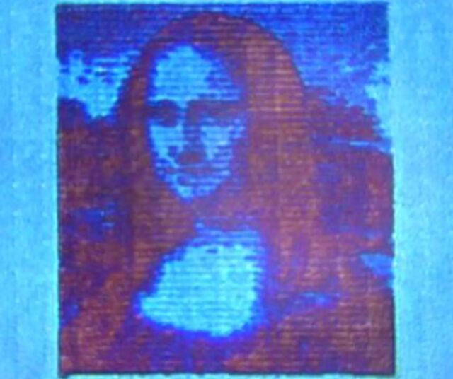 In 2015, the DTU physics team created a nanoscale Mona Lisa with a pixel size of ten nanometers.