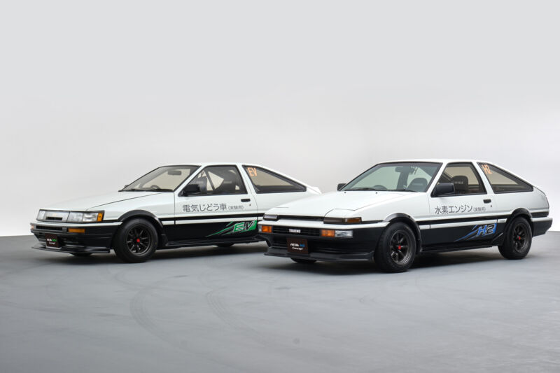 Batteries and hydrogen power these cute Toyota AE86 factory restomods | Ars  Technica