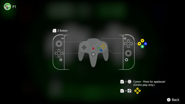 Unfortunately this basic "N64 to Switch" button mapping can't be customized at all.