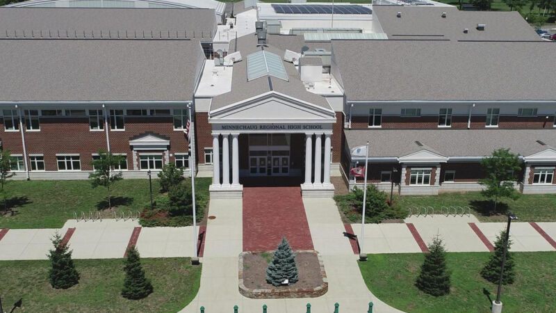 The Minnechaug Regional High School.