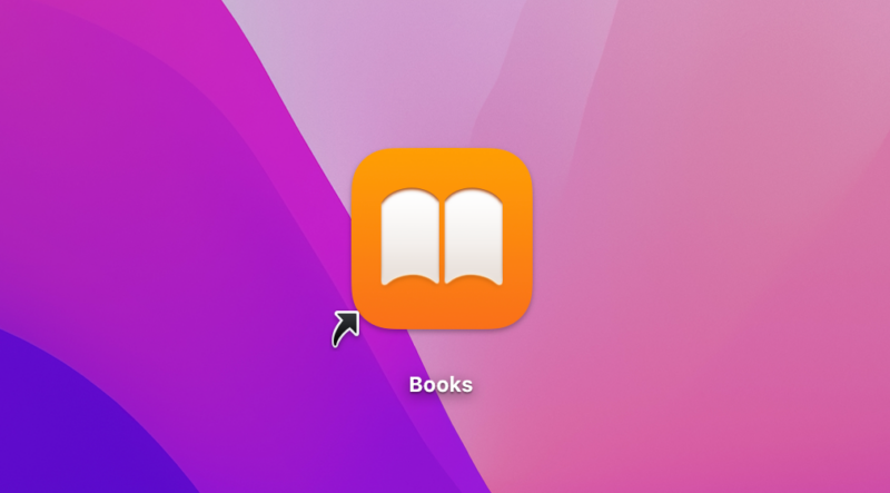 The Apple Books icon on a Mac.