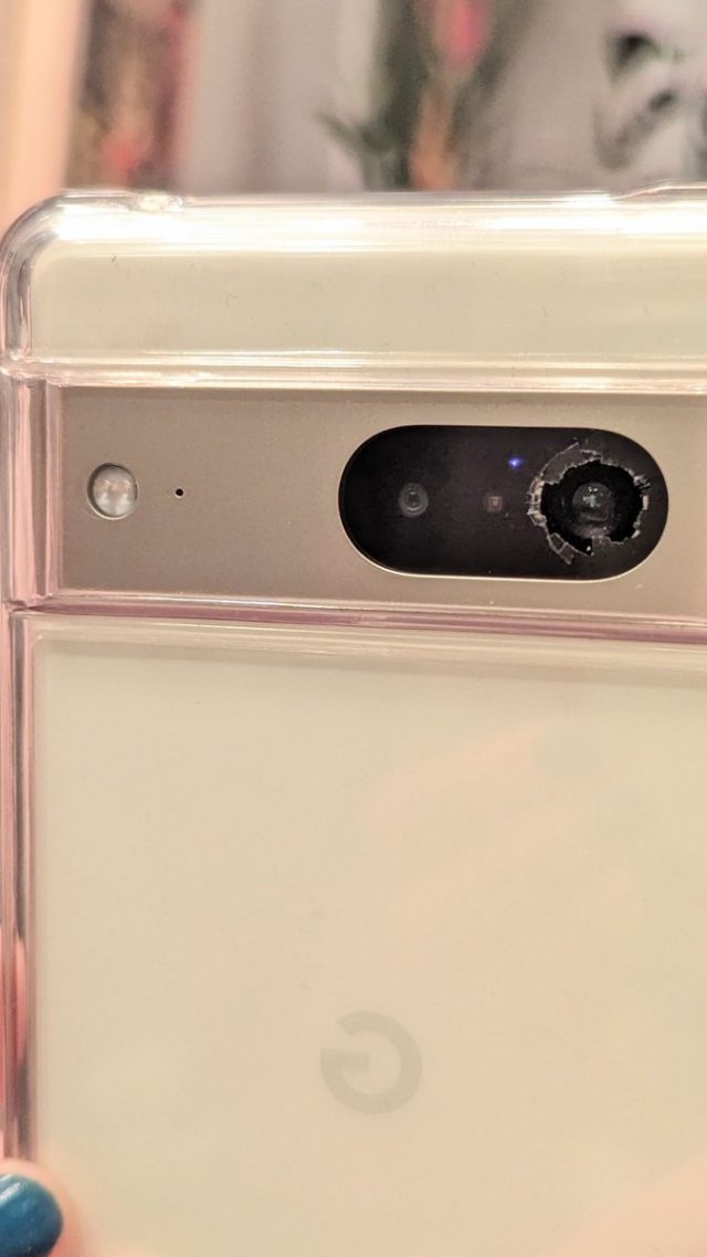 Pixel 6 pro cracked camera lens - Google Pixel Community