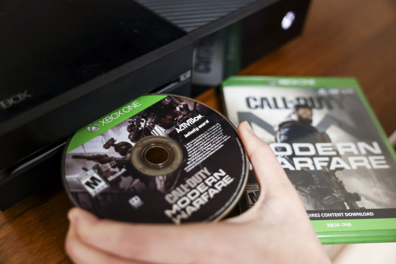 Chargement Manuel De Call Of Duty Modern Warfare Sur Une Xbox