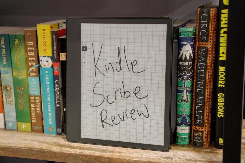Amazon's Kindle Scribe e-reader.