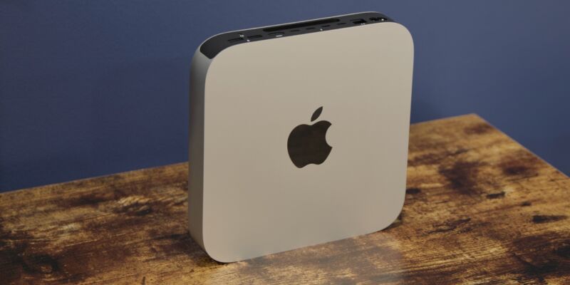 Apple's 2023 Mac mini. If you've seen one, you've seen them all, but it's what's on the inside that counts.
