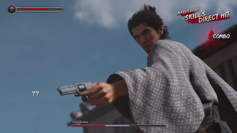 Brawling through a wacky version of Japan's past in Like a Dragon: Ishin!