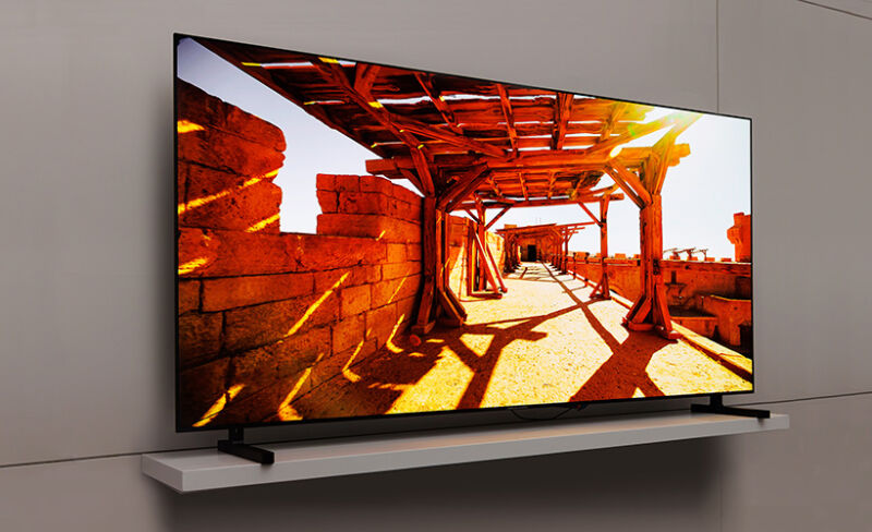 TV QD-OLED Samsung de 77 polegadas